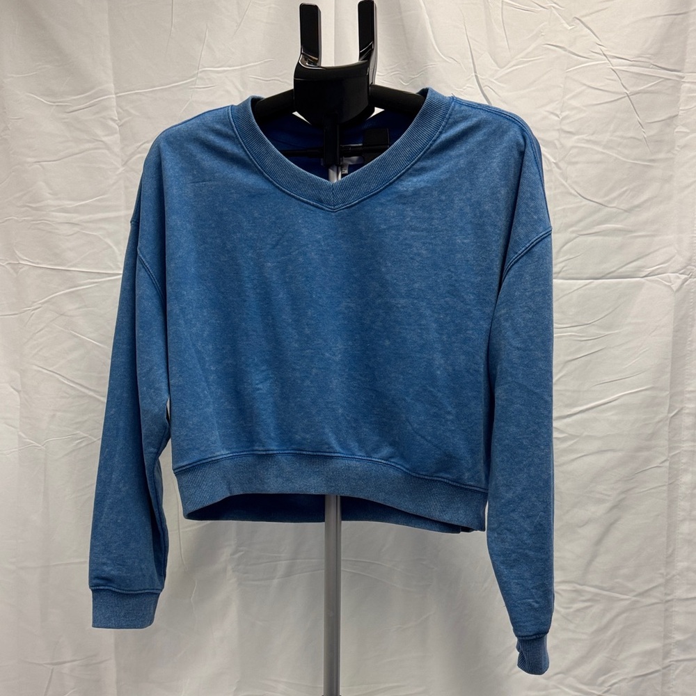 Hippie Rose Sky Blue Knit Top